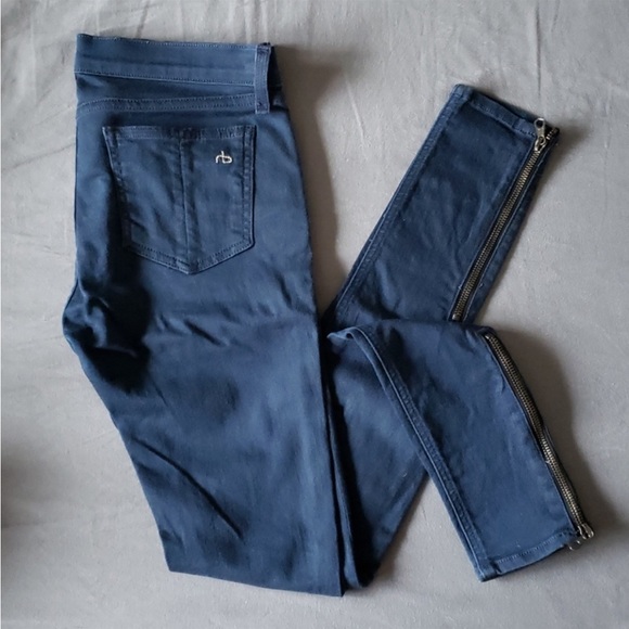 Rag & Bone navy skinny jeans - Picture 1 of 4